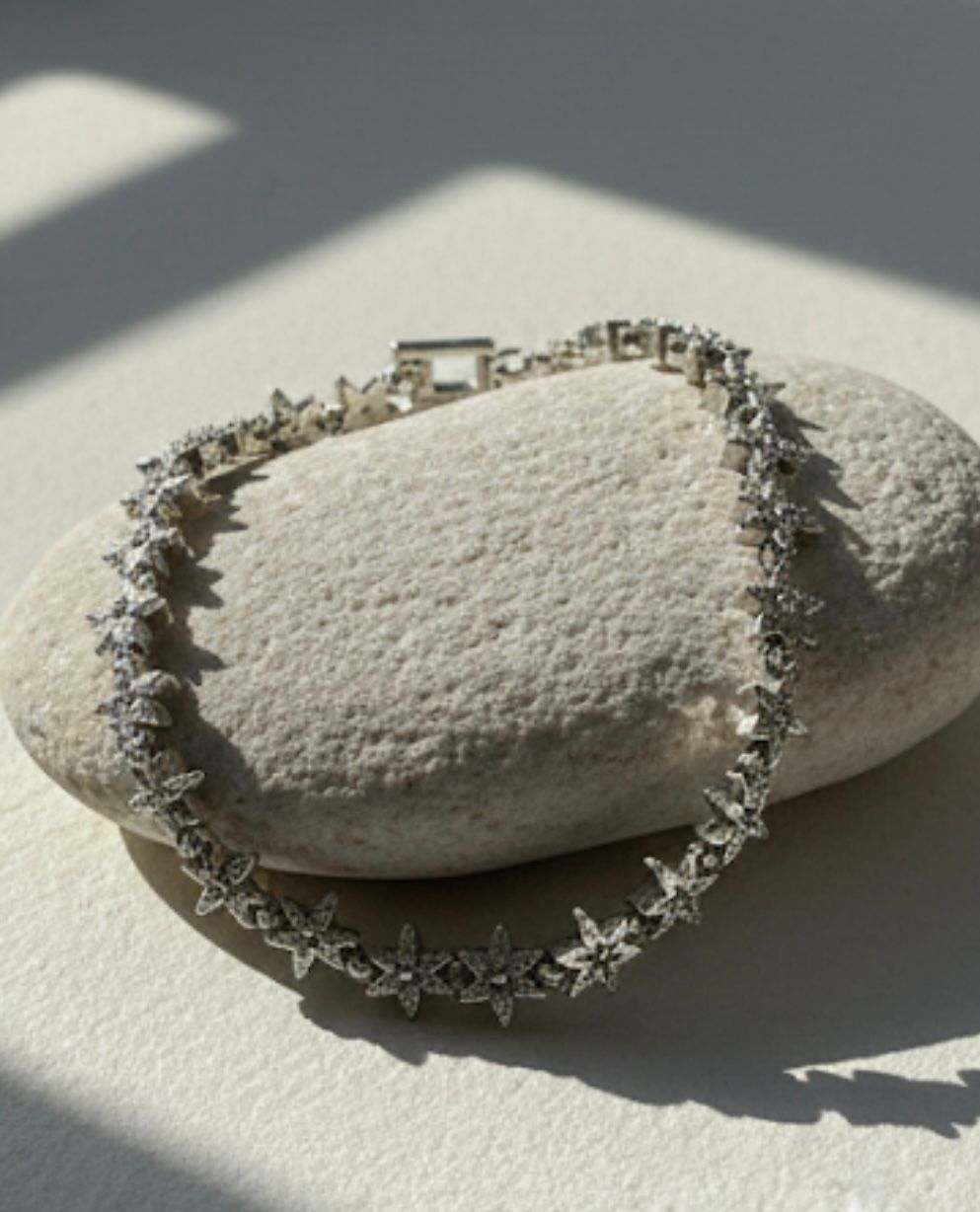 Celeste Star Crystal Tennis Bracelet