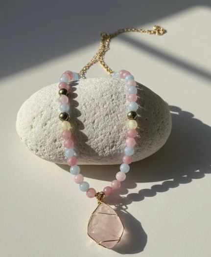Rose Quartz Harmony Necklace